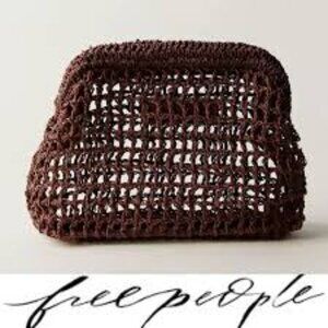 NWT: Free People Sand Bound Clutch